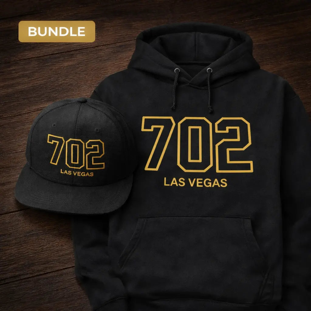 702 Las Vegas Hat $ Hoodie Bundle
