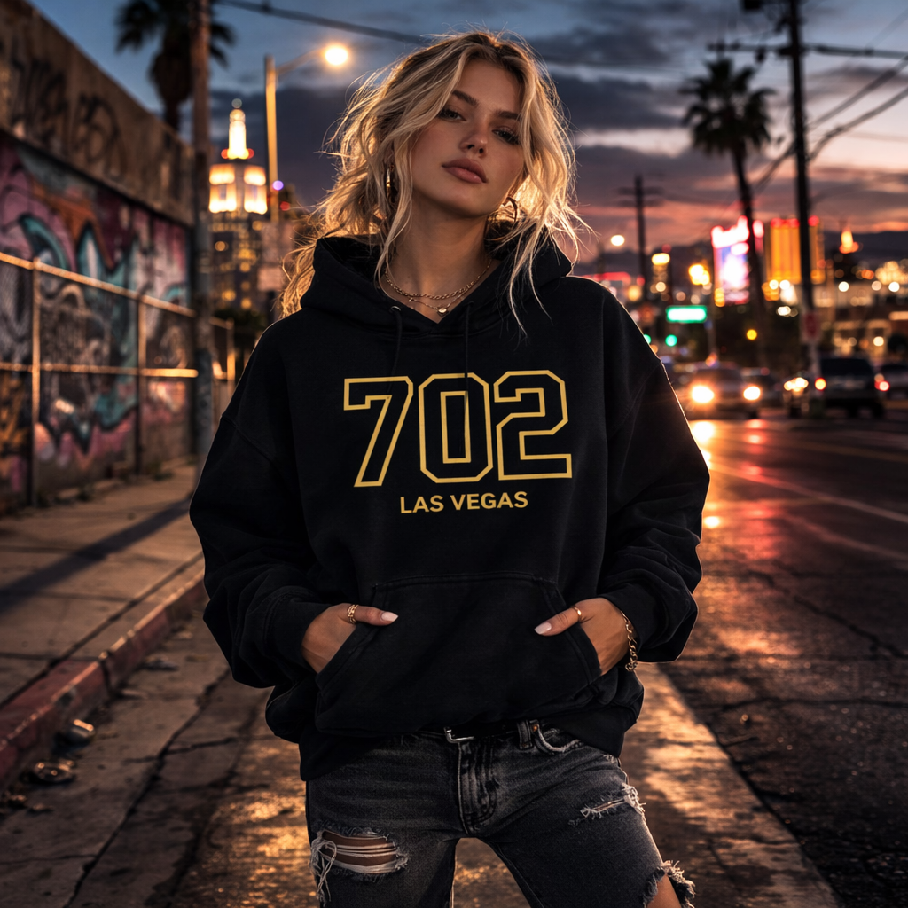 702 Las Vegas Hat $ Hoodie Bundle