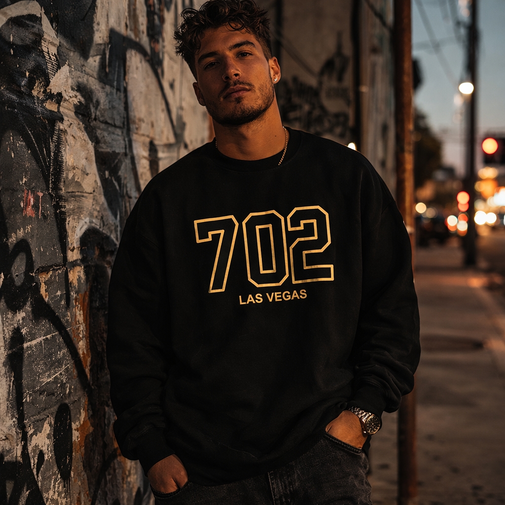 702 Las Vegas Crewneck (UNISEX)